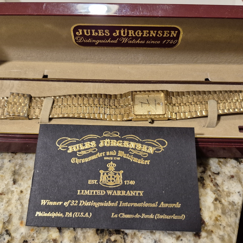 Jules Jurgensen Men's Gold Watch